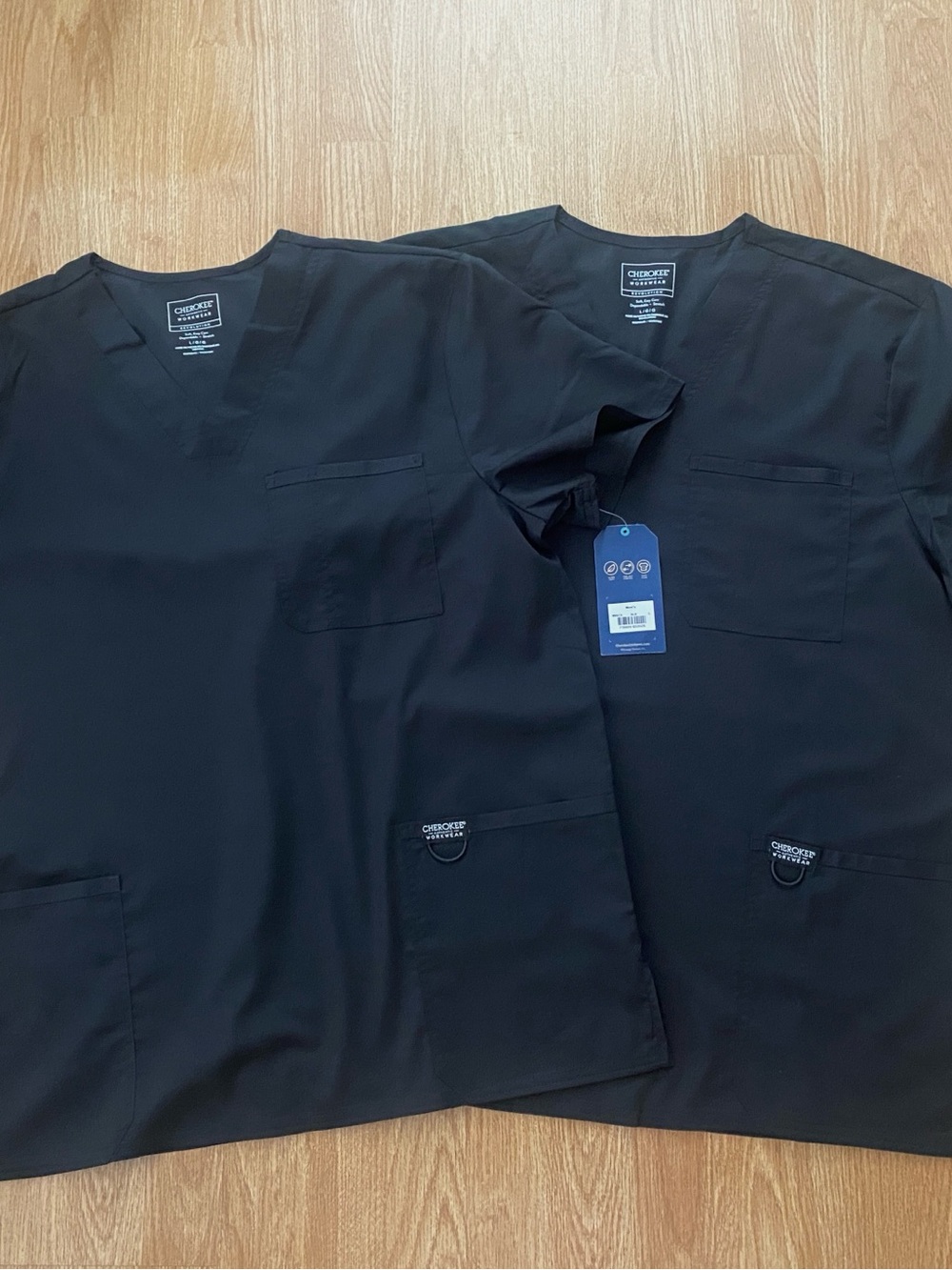 Men’s Cherokee Black V-Neck Medical Scrub Top $30 for both